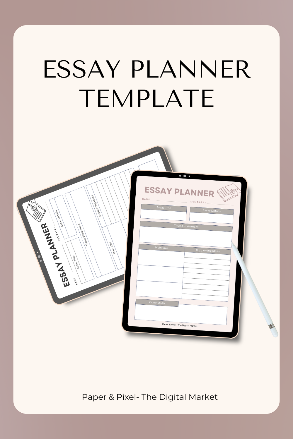 Essay Planner Template