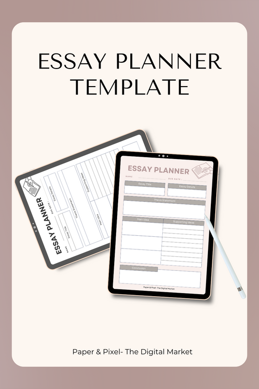 Essay Planner Template