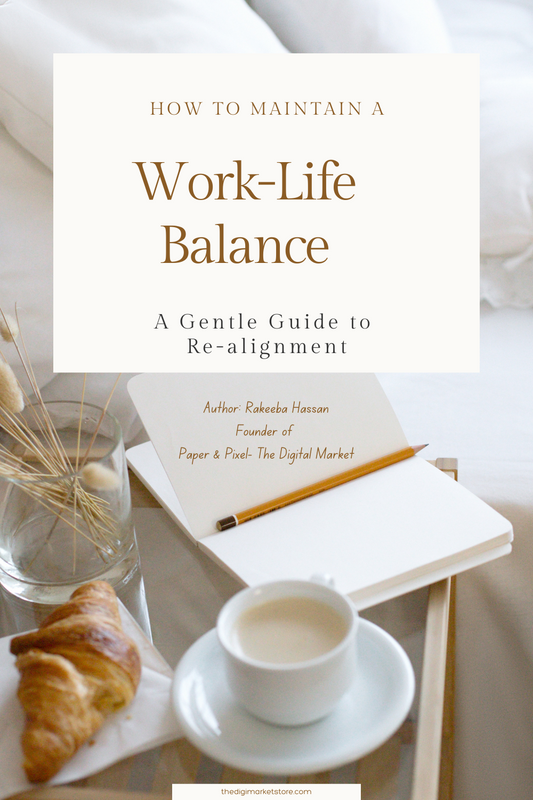 🌿 Work-Life Balance: A Gentle Guide to Re-alignment E-Book