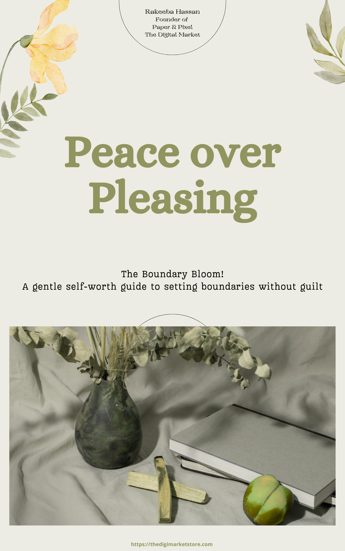 🌸 Peace Over Pleasing: The Boundary Bloom